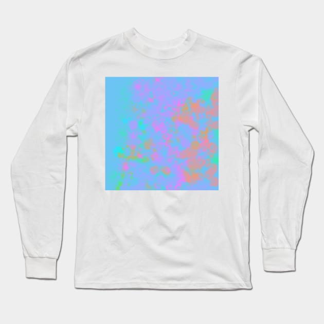 Faded rainbow abstract Long Sleeve T-Shirt by jen28